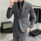 Σετ τριών τεμαχίων slim fit για άνδρες | Φθινοπωρινή επίσημη εμφάνιση