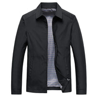 Minimalist Zip-Front Casual Summer Jacket for Men