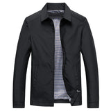 Minimalist Zip-Front Casual Summer Jacket for Men