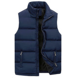 Caelan – Men’s Lightweight Sleeveless Puffer Gilet with High Zip Collar