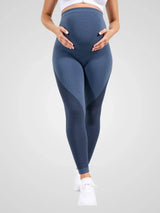 Leggings premaman – Leggings premaman a vita alta con supporto per la pancia