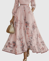 Meira - plisowana sukienka maxi