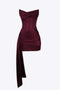 Brooklyn - Miniabito elegante senza maniche in satin da donna