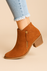 Bottes orthopédiques pour femmes avec fermeture éclair latérale et talon bloc