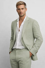 Ensemble deux pièces pour homme, coupe régulière, col rond