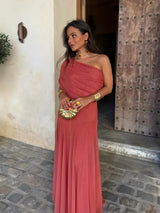 Tolinda - Robe maxi en mesh à une épaule