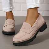 Rose – Damen lässige Loafers mit klobiger Sohle