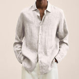 Olivane - Tailored Linen Long Sleeve Shirt