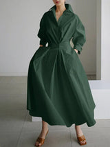 Lynn – Elegant Maxi Blouse Dress