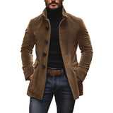 Thorne – Men’s Corduroy Coat with Slim Fit