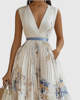 Meira - plisowana sukienka maxi