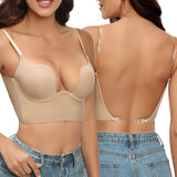 Backless Bra for Women with Seamless Fit and Elegant Style