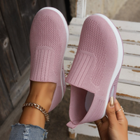 Women's Comfortable Orthopedic Slip-On Breathable Mesh Sneakers - Lightweight Support for Daily Walking
