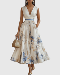 Meira - plisowana sukienka maxi