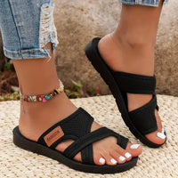 Betha – Flat Strap Slip On Sandals Women