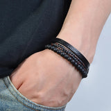 Bracelet anti-anxiété en pierre naturelle apaisante