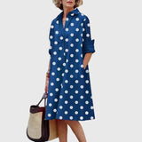 Avelyn – Midi Dress With Pockets for Effortless Elegance