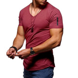 ActiveFit | Men's T-Shirt – V-Neck Design With Breathable Fabric 1