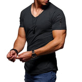ActiveFit | Men's T-Shirt – V-Neck Design With Breathable Fabric 5