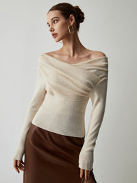 Yavira – Women’s Off-Shoulder Knit Top
