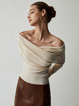 Yavira – Women’s Off-Shoulder Knit Top