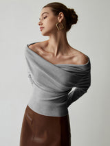 Yavira – Women’s Off-Shoulder Knit Top