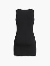 Elegant Sleeveless Mini Dress