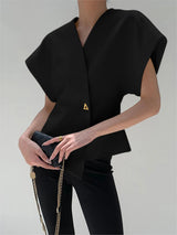 Elegant V-neck Top