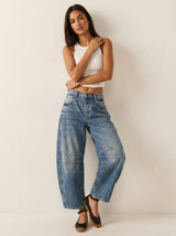 Women's Baggy Jeans with Relaxed Fit