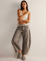 Women's Baggy Jeans with Relaxed Fit