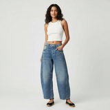 Women's Baggy Jeans with Relaxed Fit