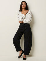 Women's Baggy Jeans with Relaxed Fit