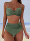 Dwuczęściowe bikini damskie, eleganckie, o korzystnym kroju, zapewniające wygodne podtrzymanie.