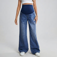 Wide-Leg Maternity Jeans