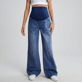 Wide-Leg Maternity Jeans