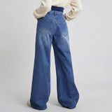 Wide-Leg Maternity Jeans