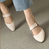 Clairenne – Mary Jane slingback con tacco largo