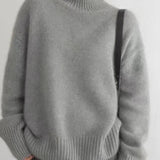 Liora – Oversized-Kaschmir-Rollkragenpullover für Damen