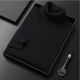 Men’s Cashmere Cotton Turtleneck Sweater – Elegant Comfort, Versatile Fit-2