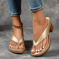 Livia – Ορθοπεδικά Γυναικεία Πέδιλα Slip On με Τακούνι