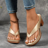 Livia – Ορθοπεδικά Γυναικεία Πέδιλα Slip On με Τακούνι