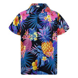 Solvierra - Chemise d’été pour femme à imprimé feuillage
