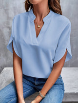 Vivien – Blouse légère drapée pour femme