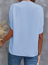 Vivien – Blouse légère drapée pour femme