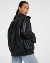 Zeraphine - Chaqueta oversize para mujer