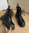 Stivali in pelle con suola spessa | Stile urbano e comfort supremo