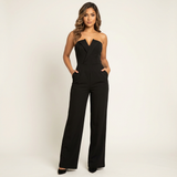 Elegant Strapless Jumpsuit