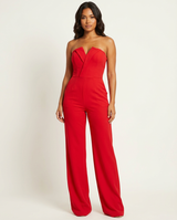 Elegant Strapless Jumpsuit