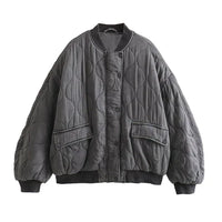 Zafrinna - Damen-Bomberjacke in Oversize