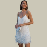 Robe de cérémonie mini luxueuse